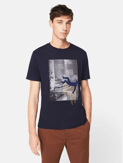 Pinstriped Denim Waistcoat